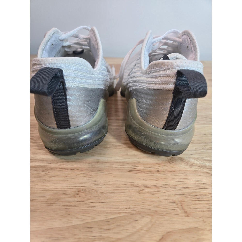 **Nike Air Max White Metallic Silver Sneakers Youth 5.5Y / Women's 7** - Picture 7 of 9